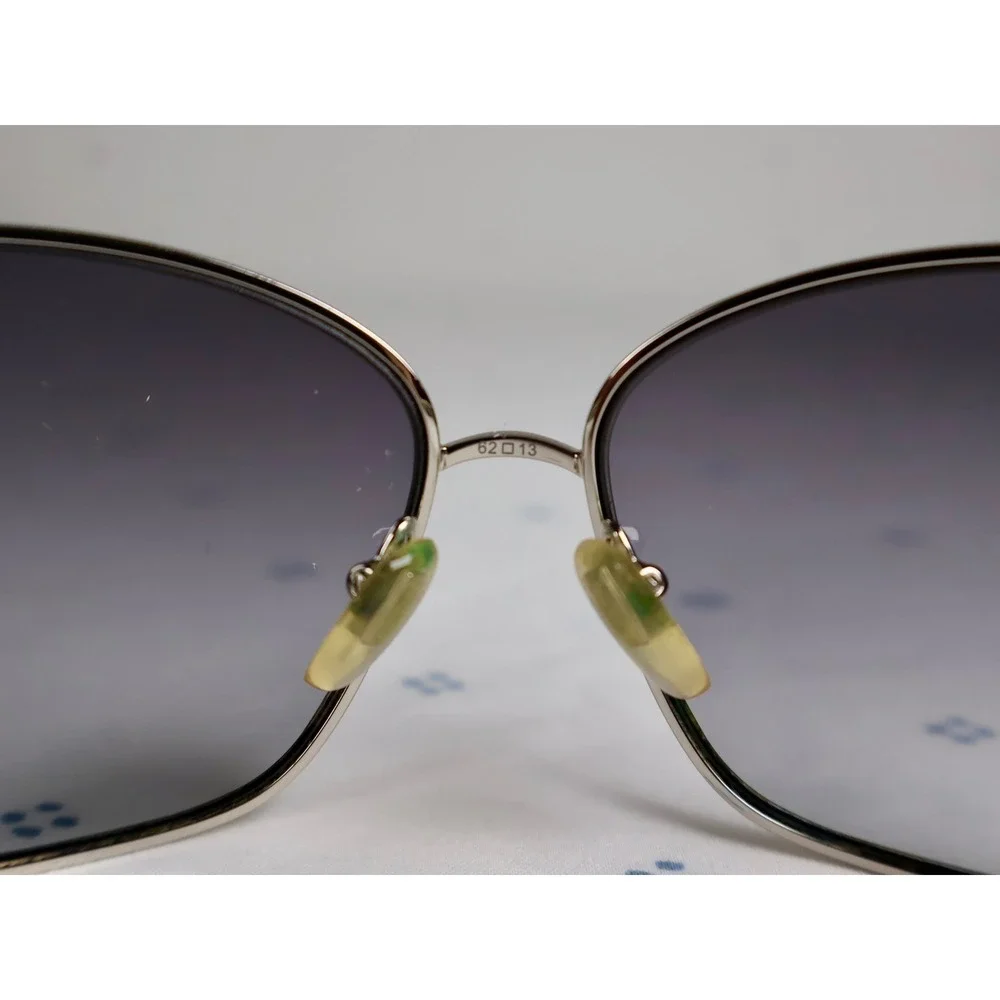 Coach ALYSSA S565 Crystal Sunglasses Designer Silver Frames Eyewear Women's Y2K‎ - Picture 11 of 13